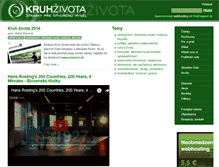 Tablet Screenshot of kruhzivota.sk